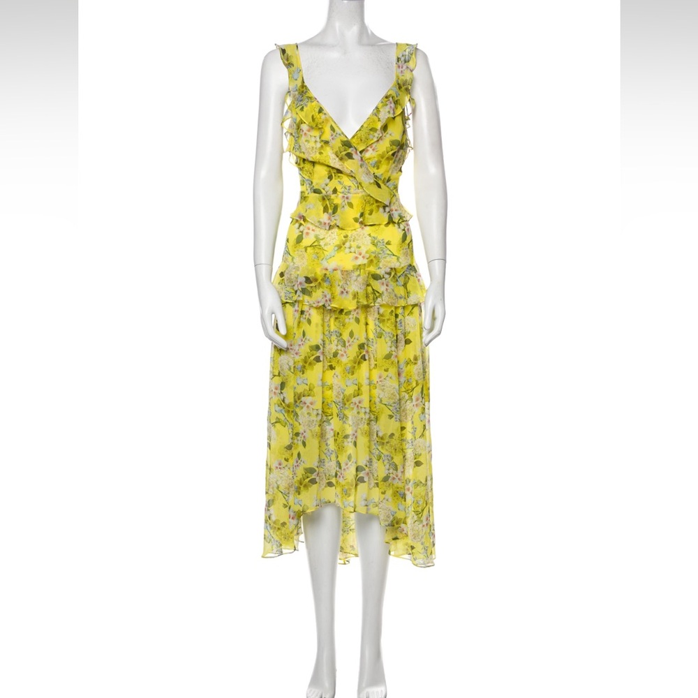 Marissa Webb Floral Midi Dress